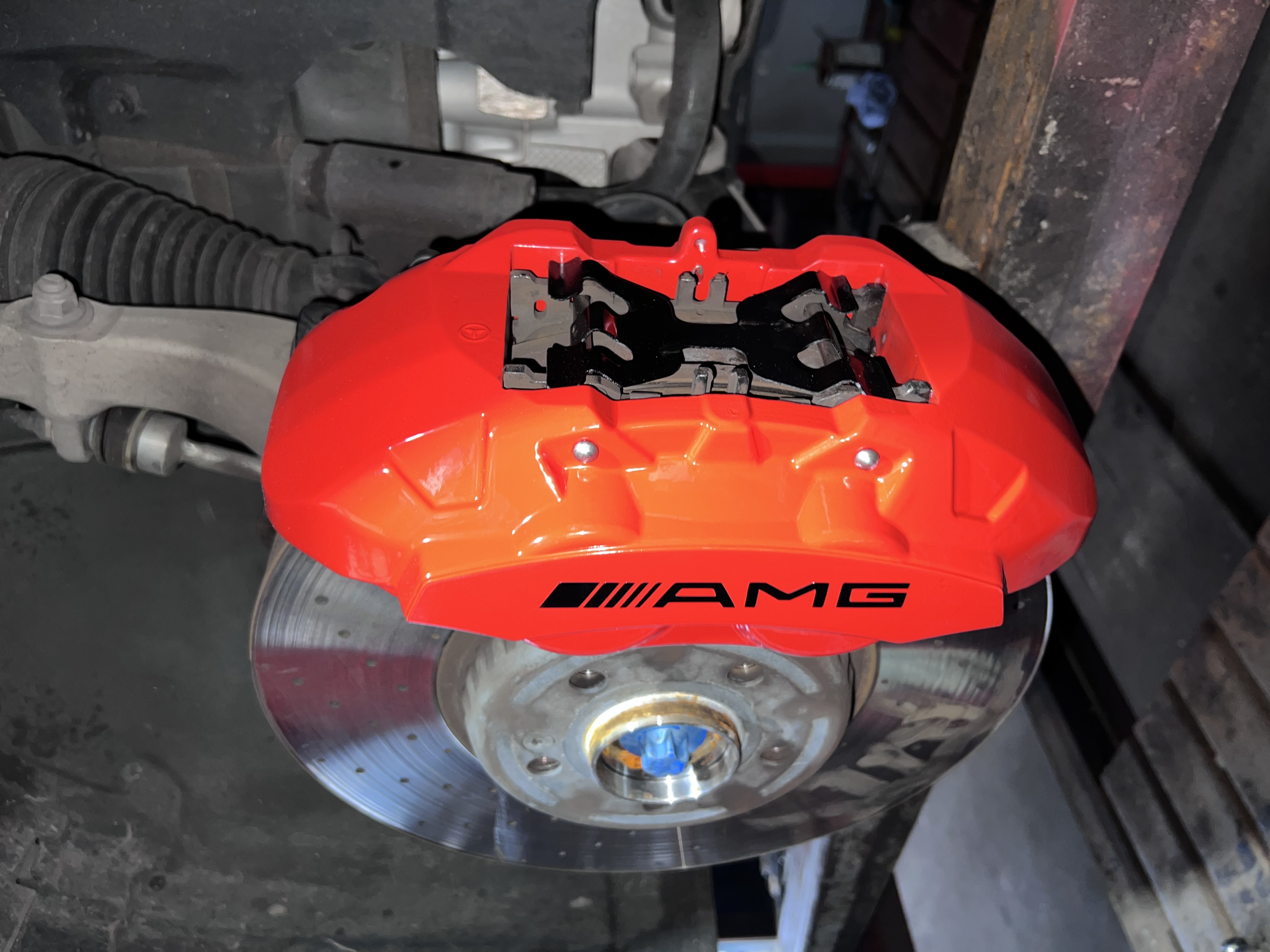 AMG Calipers Painted 